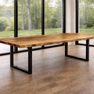 U Shape Metal Furniture Leg: Heavy Duty Steel Desk or Bench Leg