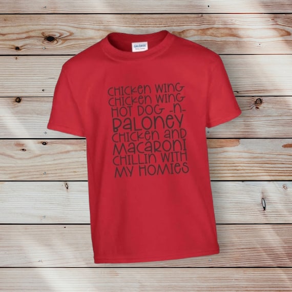 Chicken Wing Song Shirt for Kids Kids Shirts Trending Kids Etsy