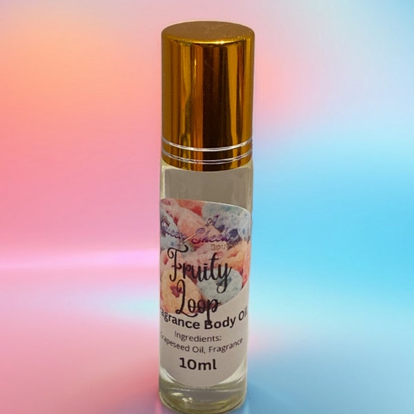 Fruity Loop Fragrance Body Oil, Fragrance oil