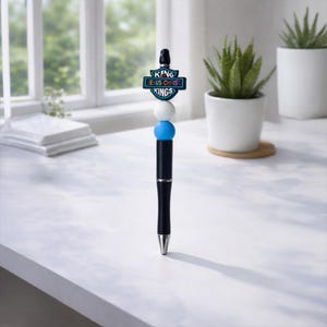 King Jesus Beaded Pen, King of Kings Faith Writing Instrument