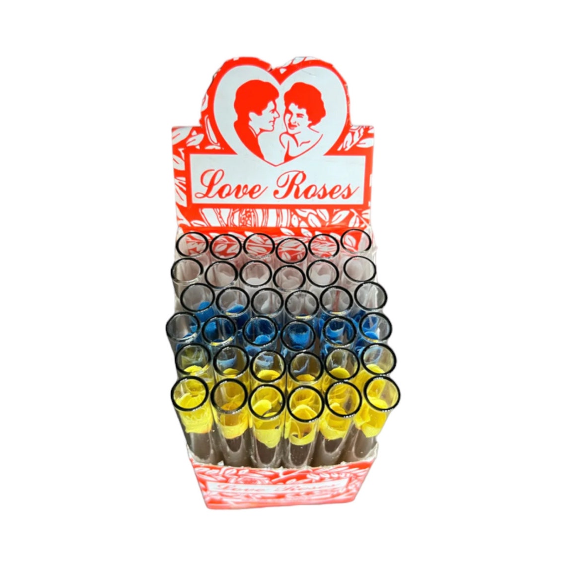 Love Roses Tube With Flowers 36 Pack 50 Box WHOLESALE VALUE Etsy