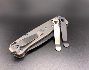 Titanium Deep Carry Pocket Clip for Benchmade / Pro-Tech / Emerson Knives