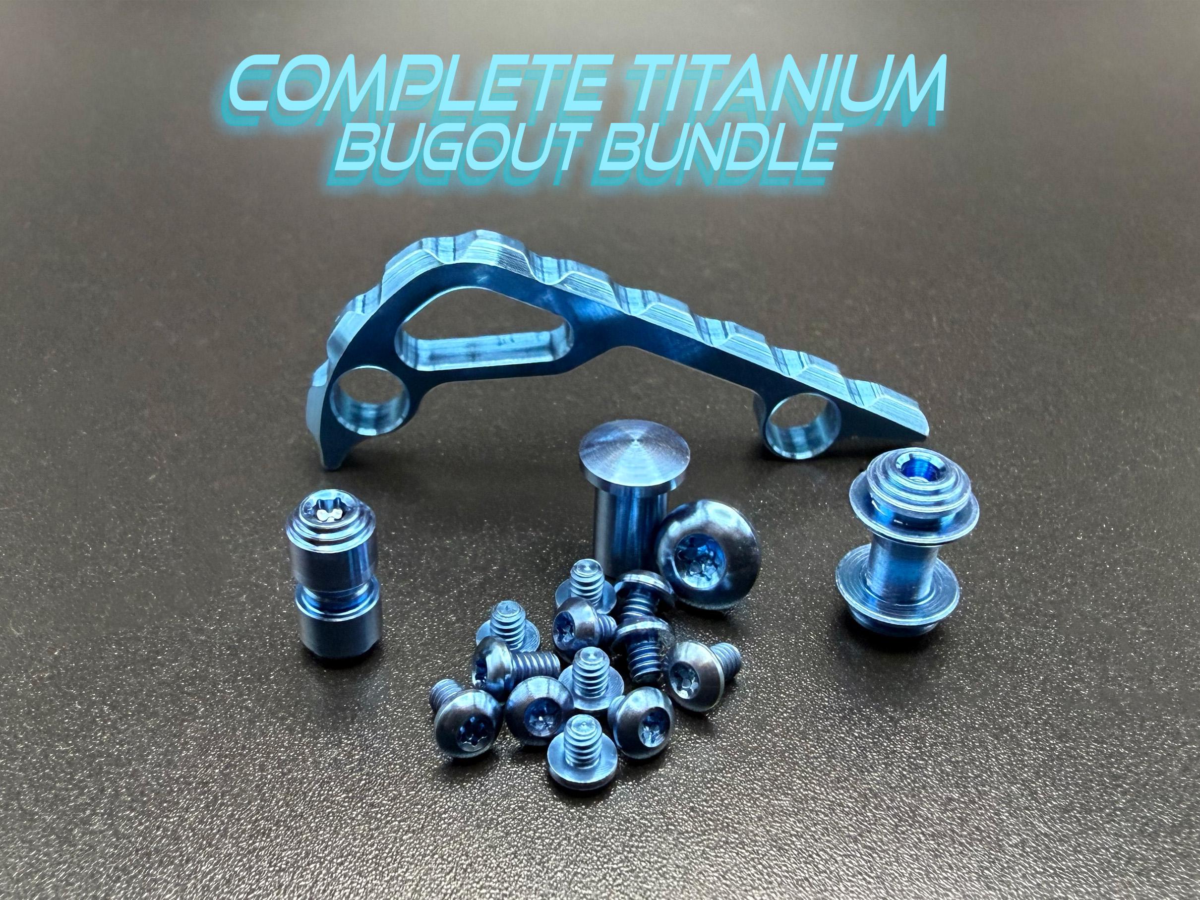 BUNGY L 100V メタルジグ 6個セット FULL TITANIUM Hardware Bundle Benchmade 535 Bugout - Etsy