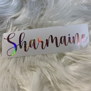 Customized Name decals | Vinyl Name decals | Custom stickers | Personalized Name | Vinyl Decals | Balloon Decals