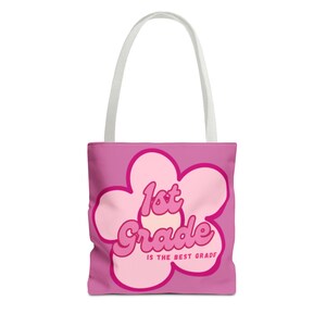 Joli sac fourre-tout pour la 1re année - Rentrée scolaire, cadeau pour enseignant, élève du primaire, fournitures scolaires, fourre-tout pour la classe, cartable