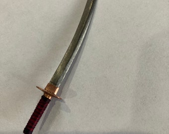 Miniature katana unsharpened