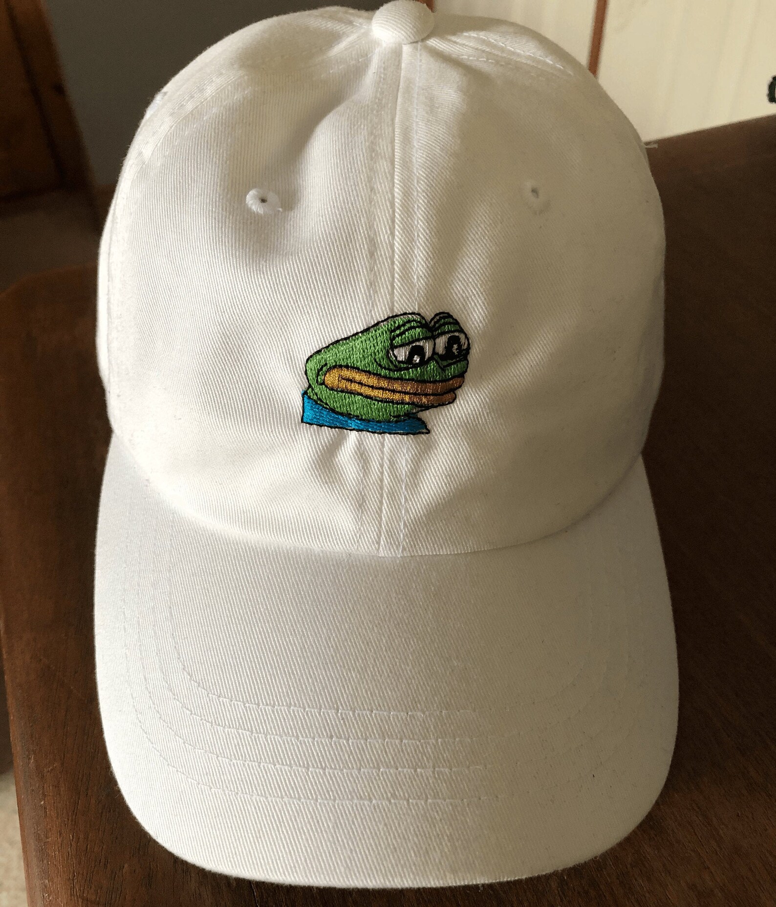 Pepe Sadge twitch hat | Etsy