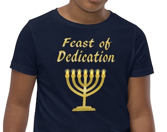 Feast Of Dedication Youth Shirt, Feast Of Dedication Shirt, Hanukkah Shirt, Hanukkah Kids Shirt, Hebrew Israelite Shirt, Hanukkah kids gifts