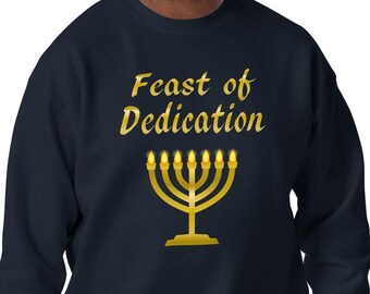 Fest der Hingabe Sweatshirt, Fest der Hingabe Pullover, Chanukka Pullover, hebräischer israelitischer Pullover, hebräischer israelitischer Kleidung, Chanukka