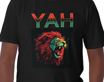 Yah RBG Lion Shirt, Yah Shirt, YHWH Shirt, Yahweh Shirt, Yahuah Shirt, Name Of God Shirt, Hebrew Israelite Shirt, Hebrew Israelite Clothing