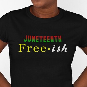 Free-ish Juneteenth Digital File Download, svg, png, dxf, eps, jpg, Free ish Print, BLM Digital File, T-shirt Mockup, Cut file Cricut, 1865