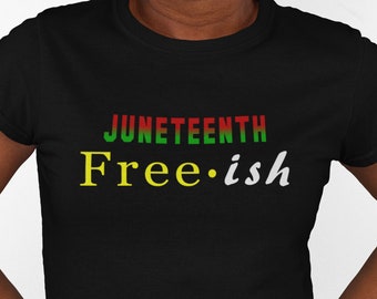 Free-ish Juneteenth Digitaler Datei-Download, svg, png, dxf, eps, jpg, kostenloser ish-Druck, BLM digitale Datei, T-Shirt Mockup, Schnittdatei Cricut, 1865