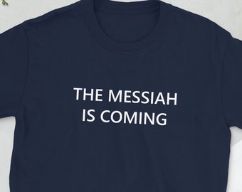 Camiseta El Mesías Viene, Camiseta El Rey Viene, Camiseta Jesús Es Rey, Camiseta Jesús Negro, Camiseta Israelita Hebrea, Camiseta Jesucristo,