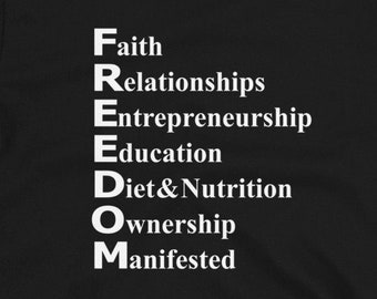 Freiheit Shirt, Freiheit Shirt Frauen, Freiheit Shirt Männer, Freiheit Tshirt, Unternehmer Shirt, schwarzes Business Shirt, schwarzes Geschäftsinhaber Shirt