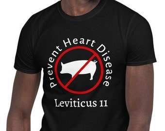 Prevent Heart Disease Leviticus 11 Shirt, Vegetarian Shirt, Vegan Shirt, Torah Shirt, Hebrew Israelite Shirt, Health and fitness shirt,