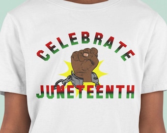 Celebra Juneteenth 1865 Impresión digital Descarga, svg, png, dxf, eps, jpg, Camiseta unisex Archivo imprimible personalizado, Archivo de corte vectorial Cricut