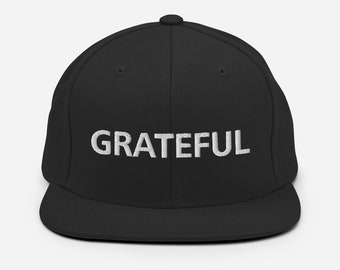 Grateful Hat, Grateful Cap, Gratitude Hat, Grateful Dad Hat, Grateful Mom Hat, Christian Hats, Faith Hat, Hebrew Israelite Hats, Blessed Hat