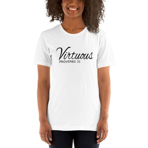 Virtuous Shirt, Proverbs 31 Shirt, Proverbs 31 Woman, Bible Women Shirt, Hebrew Israelite Women, Christian Women Shirts, Blessed Woman Shirt