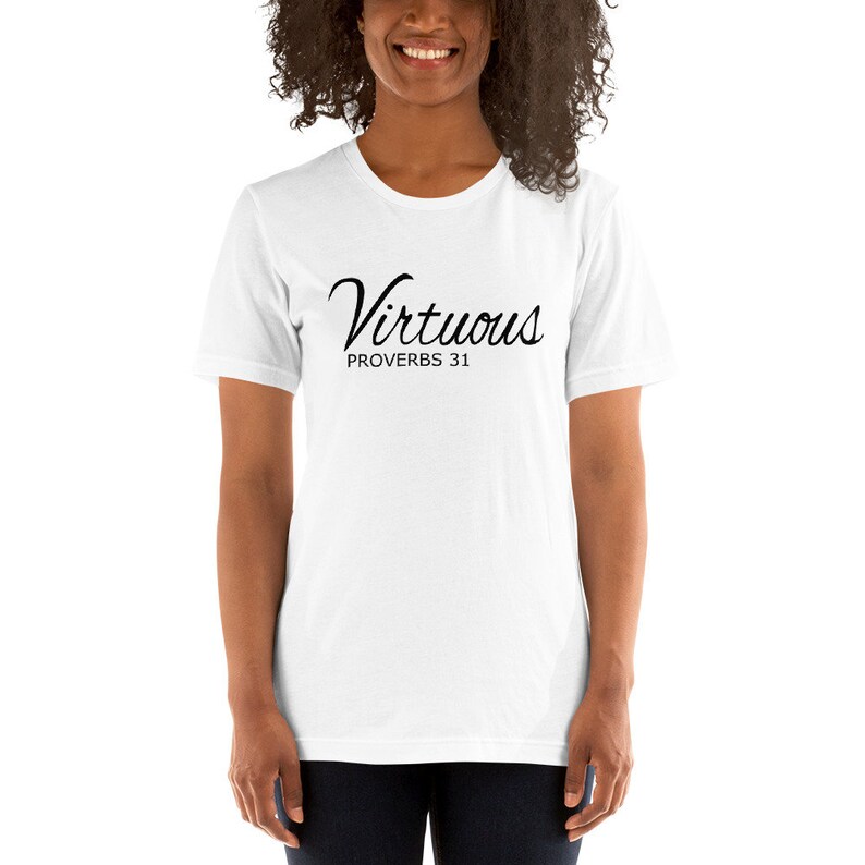 Virtuous Shirt, Proverbs 31 Shirt, Proverbs 31 Woman, Bible Women Shirt, Hebrew Israelite Women, Christian Women Shirts, Blessed Woman Shirt