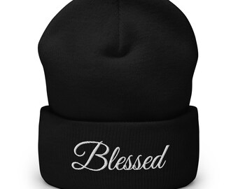 Bonnet béni, bonnet à revers béni, bonnet pour maman béni, bonnet béni, bonnet Grateful, bonnet chrétien, bonnet Jesus, bonnet Dieu, Yahweh