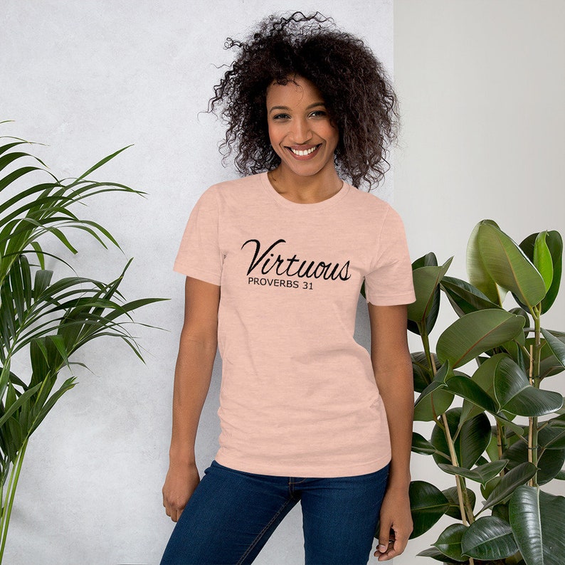 Virtuous Shirt, Proverbs 31 Shirt, Proverbs 31 Woman, Bible Women Shirt, Hebrew Israelite Women, Christian Women Shirts, Blessed Woman Shirt