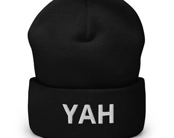 Yah Beanie, Yah Cuffed Beanie, YHWH Beanie, Yahuah Beanie, Yahweh Beanie, Hebrew Israelite Beanie, Yah Hat, YHWH Hat, Yahawah Beanie, Ahayah