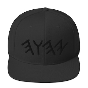 YHWH Hat Black Embroidery, YHWH Snap Back Hat, Paleo Hebrew Hat, Yahuah Hat, Yahweh Hat, Yah Hat, Hebrew Israelite Hat, YHWH Ball Cap,