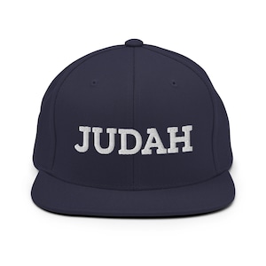 Judah Hat White Font, Judah Hat, Hebrew Israelite Hat, Judah Snap Back Hat, Yehudah Hat, 12 Tribes Hat, Judah Ball Cap, Hebrew Hat, YHWH Hat