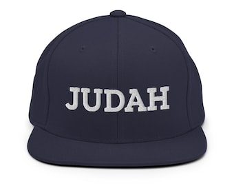 Gorra Judá con fuente blanca, Gorra Judá, Gorra israelita hebrea, Gorra Judá Snap Back, Gorra Yehudah, Gorra de las 12 tribus, Gorra Judá, Gorra hebrea, Gorra YHWH