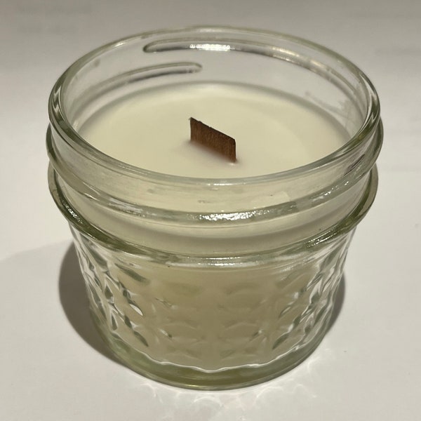 Lemon Wood Wick Candle Etsy