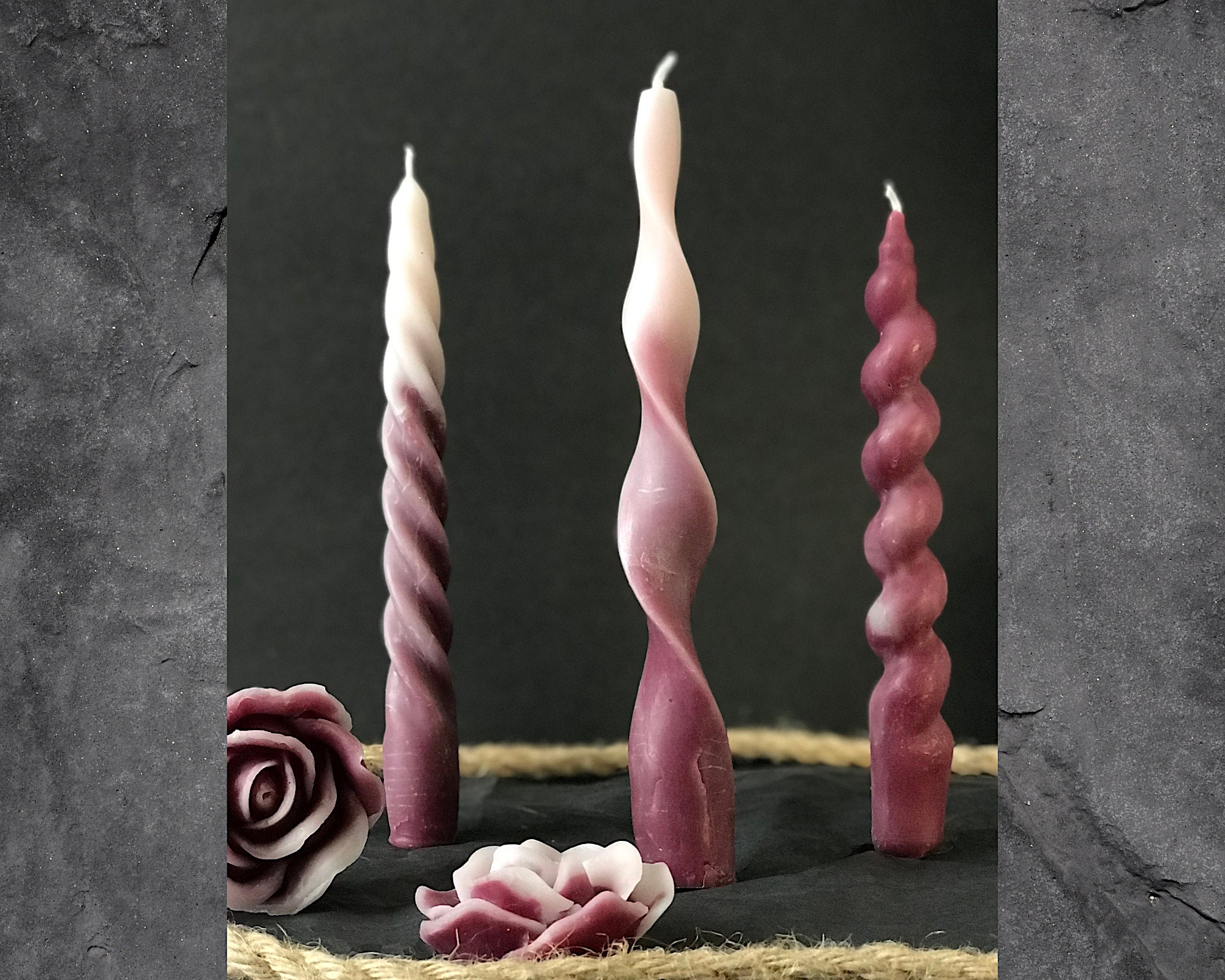 Taper Candle twisted Candlesticks Spiral Taper Candle spiral - Temu