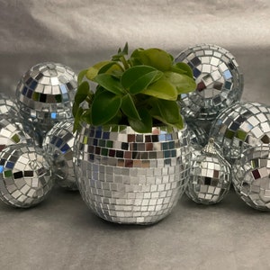 Table top Disco ball planter or tea light RESTOCKED!