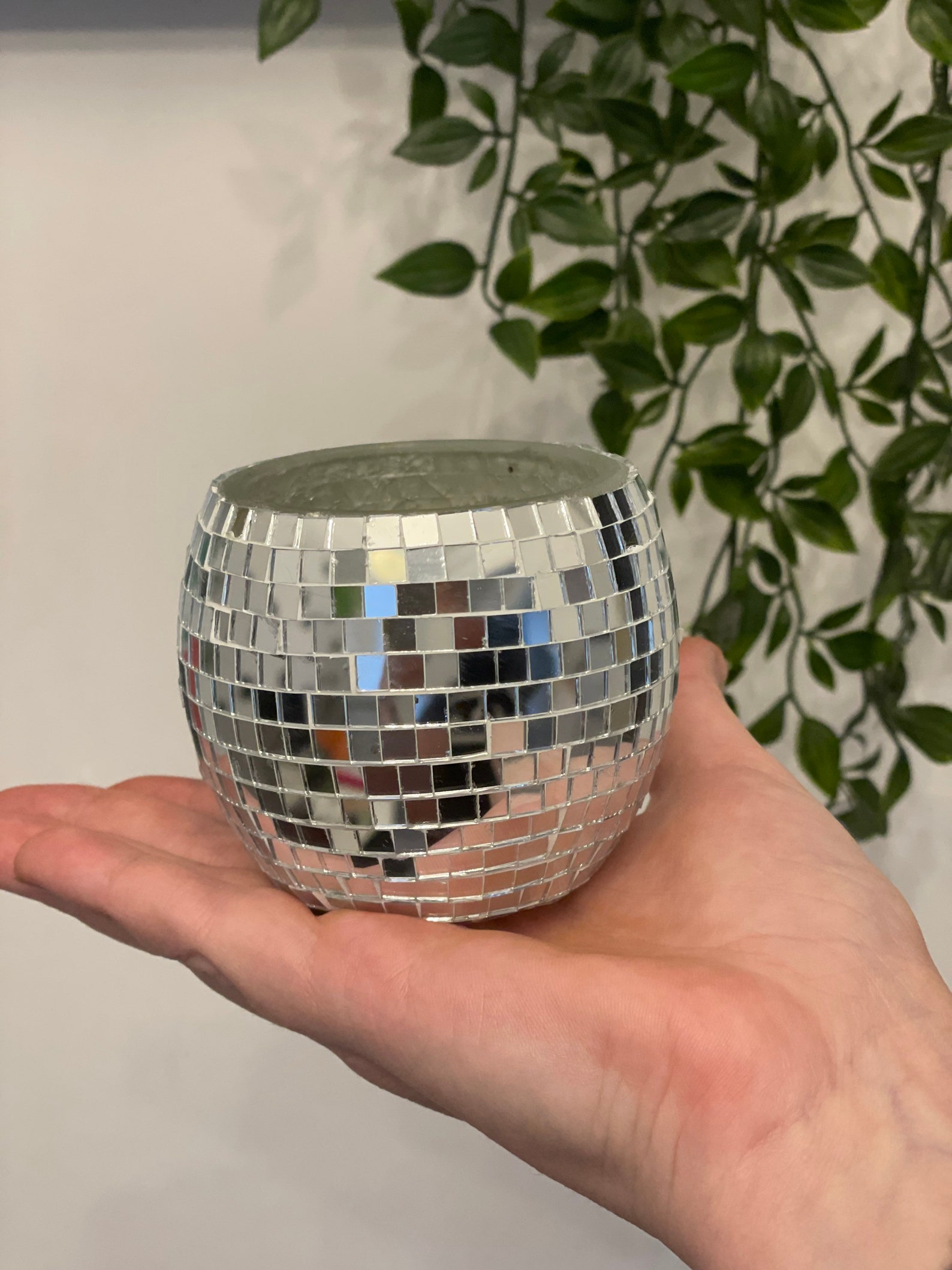 Table Top Disco Ball Planter or Tea Light RESTOCKED Etsy