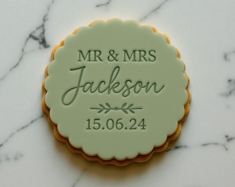 Tampons à biscuits de mariage, embosseuse à biscuits de mariage, biscuits de mariage, emporte-pièce personnalisé pour biscuits de mariage, tampon à biscuits, tampon à biscuits m & s