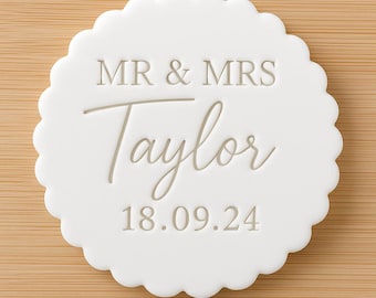 Tampons à biscuits de mariage, embosseuse à biscuits de mariage, biscuits de mariage, emporte-pièce personnalisé pour biscuits de mariage, tampon à biscuits, tampon à biscuits m & s