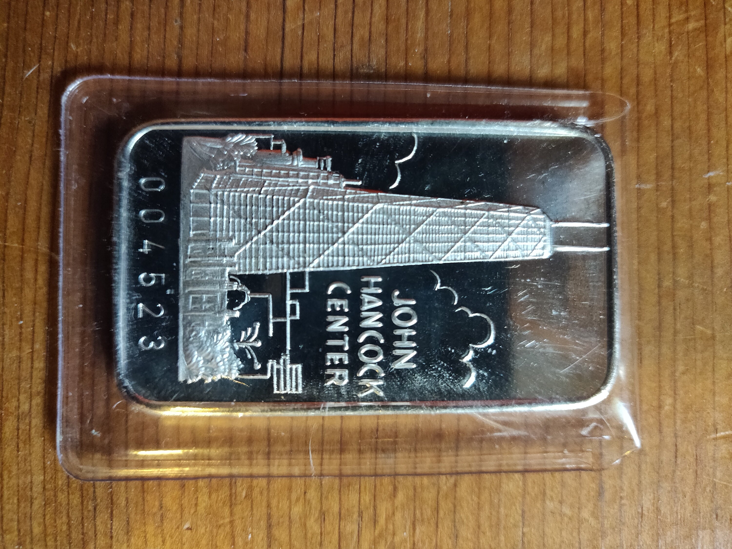 First National Bank of Chicago Silver Art Bar 1 oz .999 fine Etsy