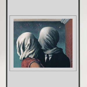 Magritte Ensemble de 2 estampes, Affiche d’exposition René Magritte, Art mural abstrait, Téléchargement instantané, Téléchargement numérique