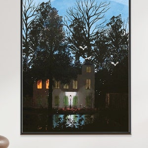 Art imprimable de Magritte, affiche d&#39;exposition de Rene Magritte, art abstrait de mur, téléchargement instantané, téléchargement numérique