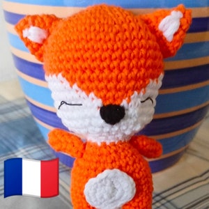 French PDF Fox Keychain
