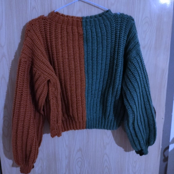 Pull vaporeux tuto crochet en français