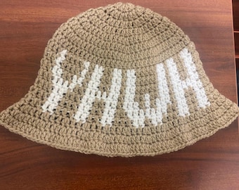 Sombrero de pescador YHWH de crochet