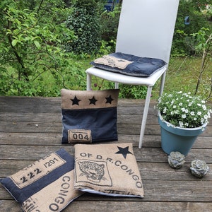 Chair pillow coffee bags