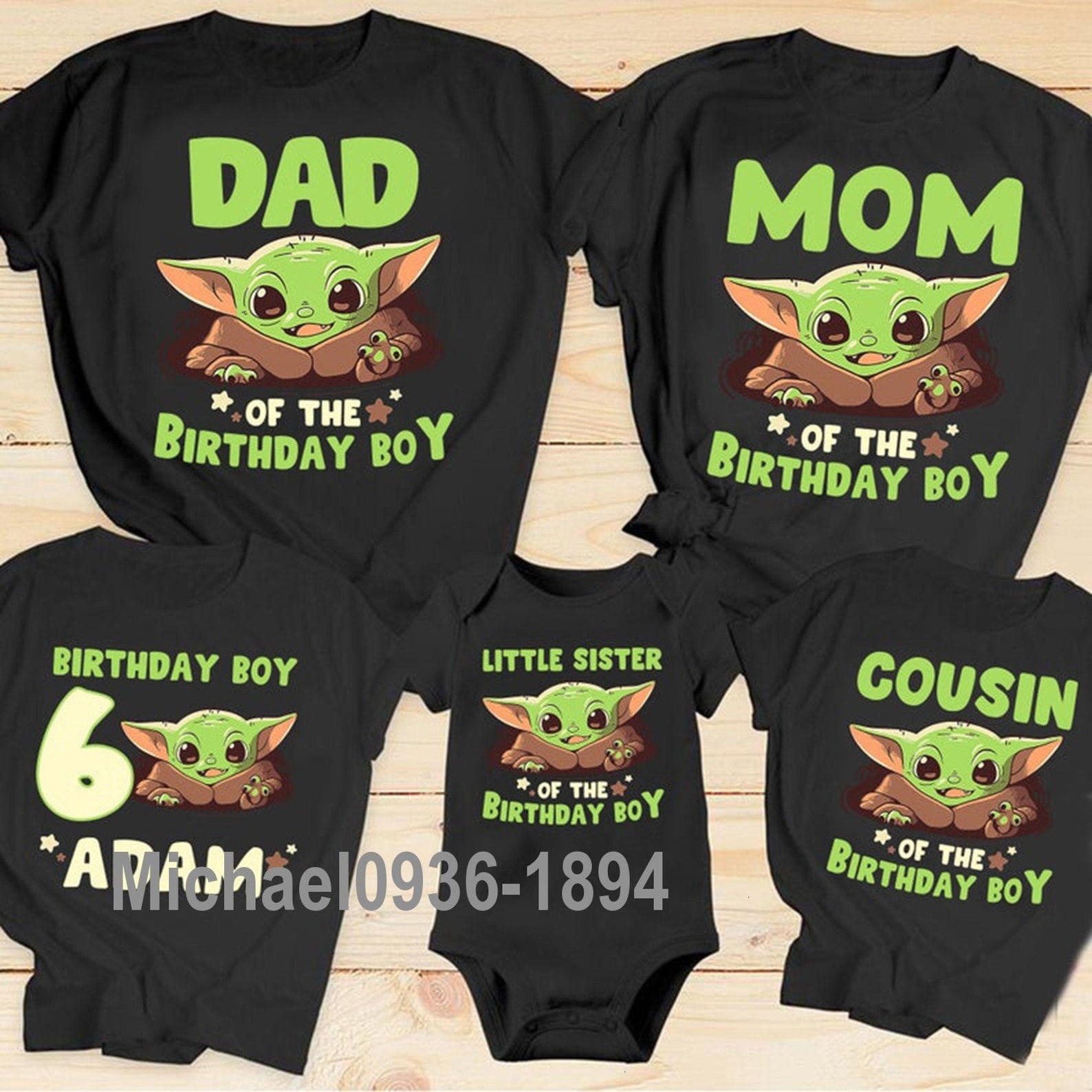 yoda birthday shirt