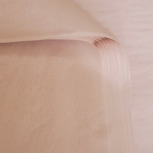 Blush Tissue Paper, Dusty Pink Tissue Paper, High Quality Luxury Tissue Paper, Acid Free, Bleed and Fade Resistant, 50 x 76 cm, 10 Sheets