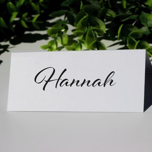 Place Card, Personalised Place Card, Party Place Cards, Wedding Decor, Wedding Table Decorations, Wedding Place Cards, Name Cards, Silk