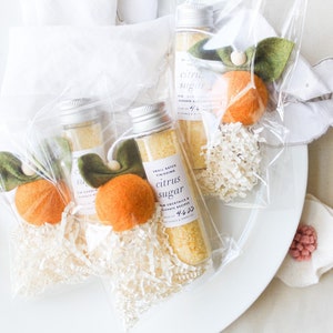 Little Cutie Party Favor, Citrus Sugar, Citrus Salt, Citrus gift set, Orange Cocktail Rim Sugar Party Favor, Main Squeeze Favor