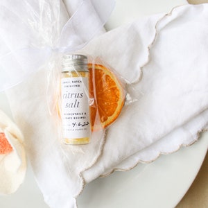 Mini Citrus Gift Set / Citrus Cocktail Rim / Citrus Sugar or Salt / Orange Cocktail Kit / Little Cutie Shower Favor