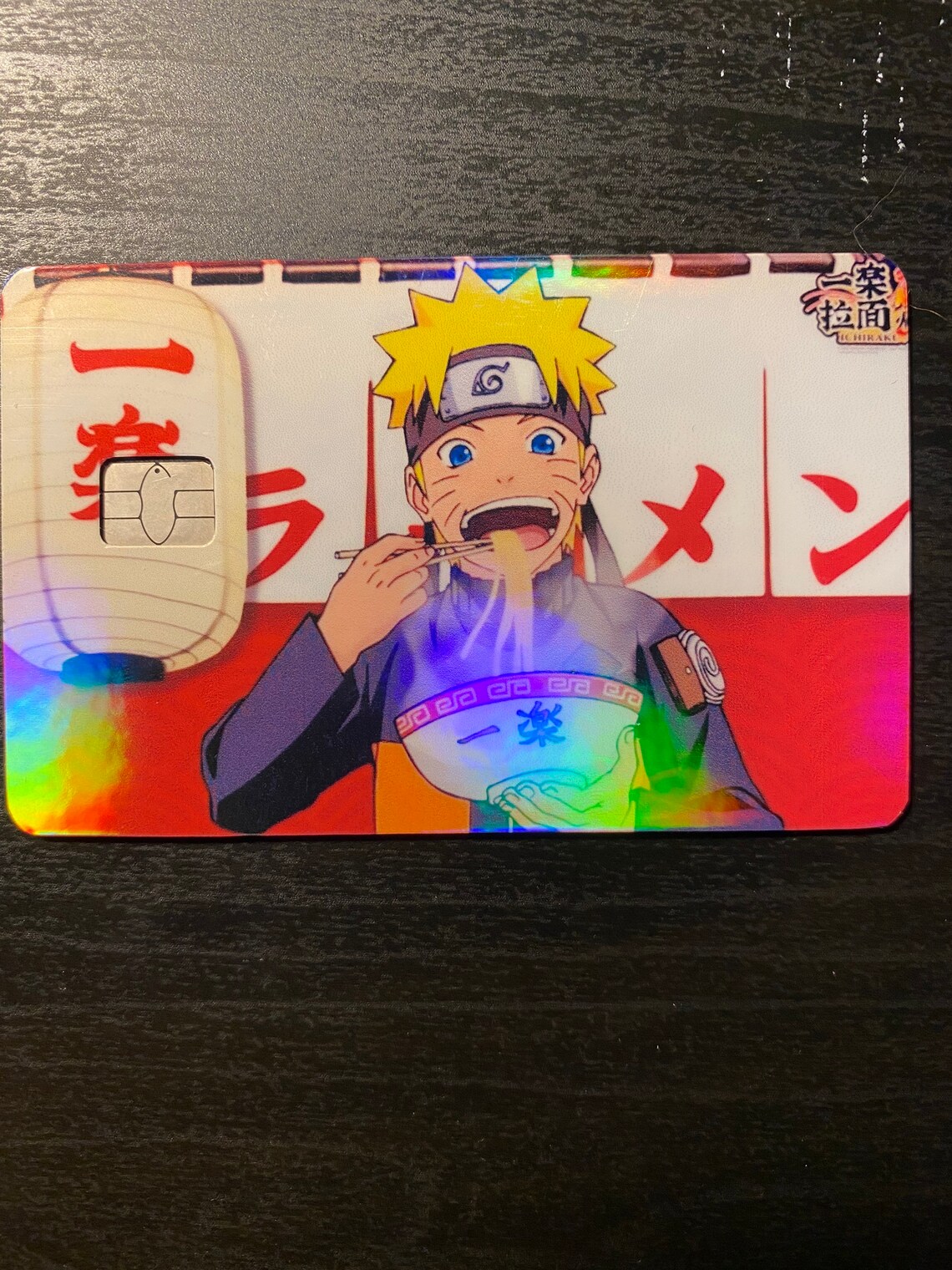Naruto Sticker credit card skin Etsy
