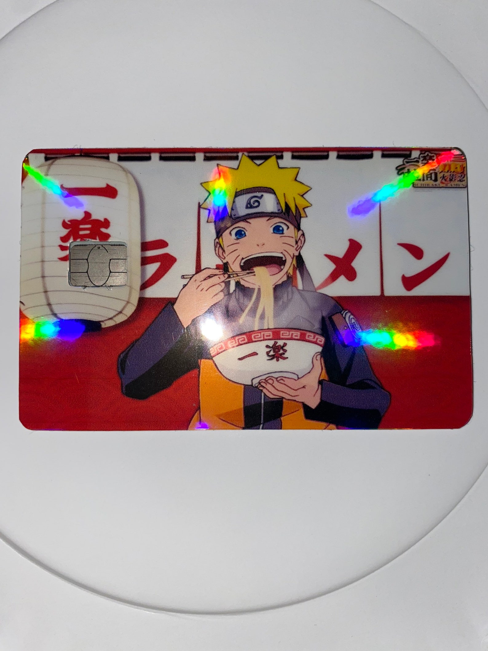 Naruto Sticker credit card skin Etsy