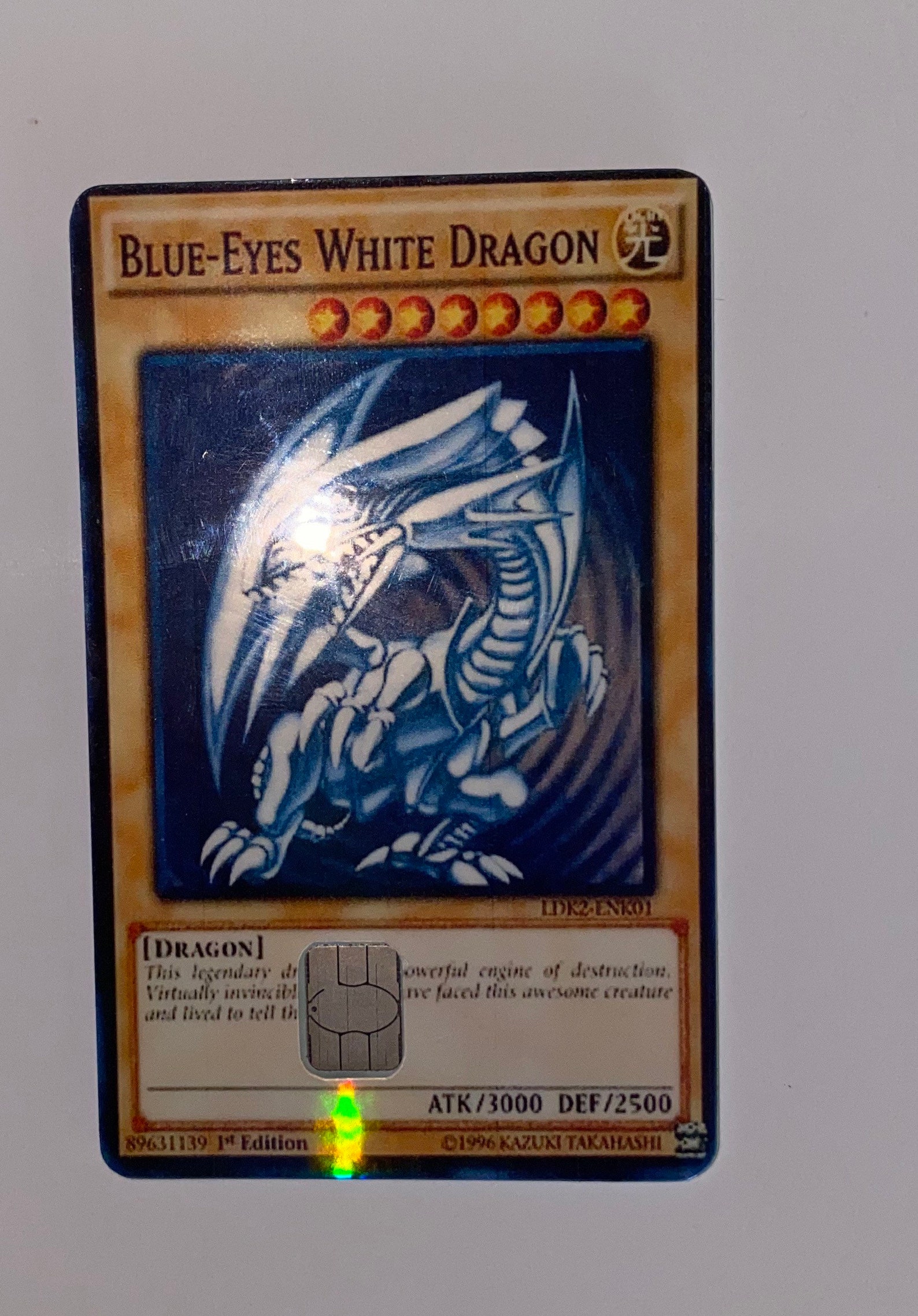 Yu Gi Oh Dark Magician Credit Card Skin Anime Skin Etsy
